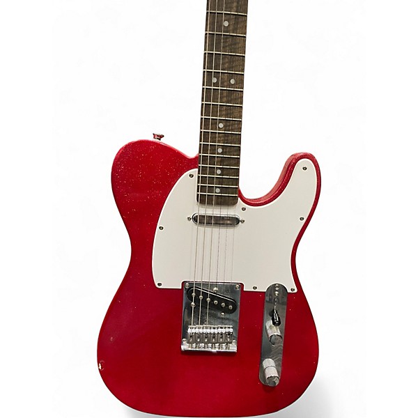 Used Squier FSR Standard Telecaster RED SPARKLE Solid Body Electric Guitar