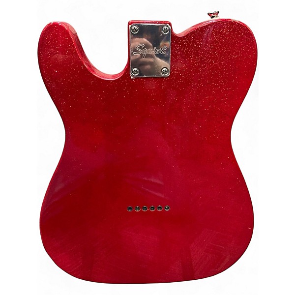 Used Squier FSR Standard Telecaster RED SPARKLE Solid Body Electric Guitar