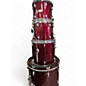 Used Pulse 4 Piece 5 Piece Red Drum Kit