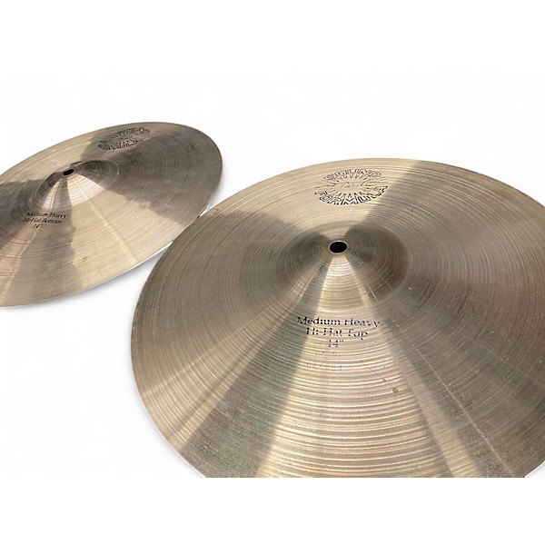 Used Paiste 14in Medium Heavy HiHat Pair Cymbal