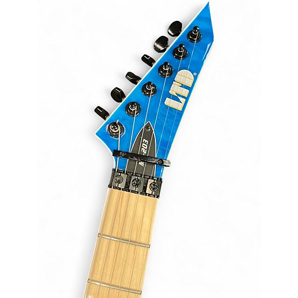 Used ESP LTD MH-203 Blue Solid Body Electric Guitar