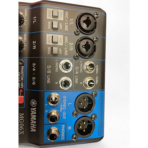 Used Yamaha MG06X Unpowered Mixer