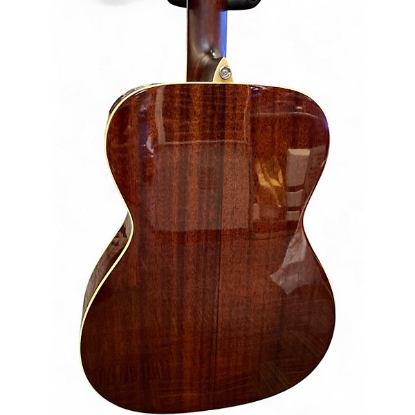 Used Alvarez MF60OM Natural Acoustic Electric Guitar