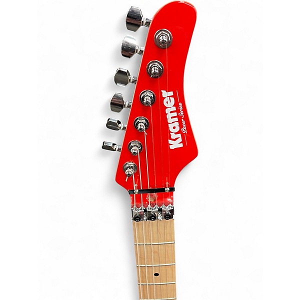 Used Kramer Pacer Classic Red Solid Body Electric Guitar