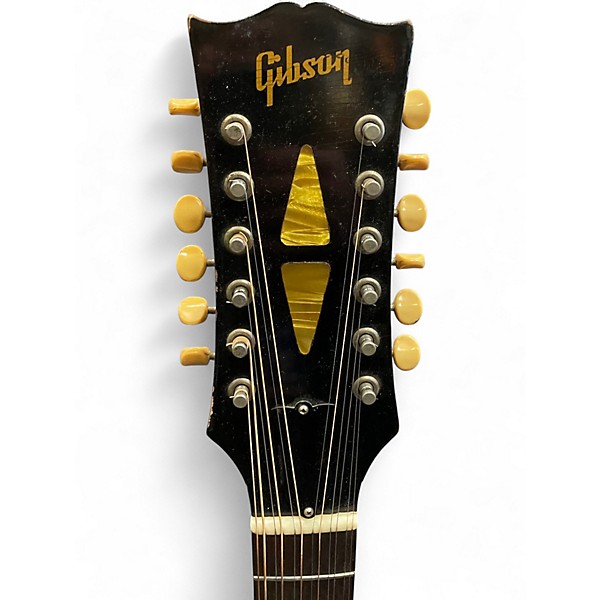 Vintage 1965 Gibson B45-12 Heritage Cherry Sunburst Acoustic Electric Guitar