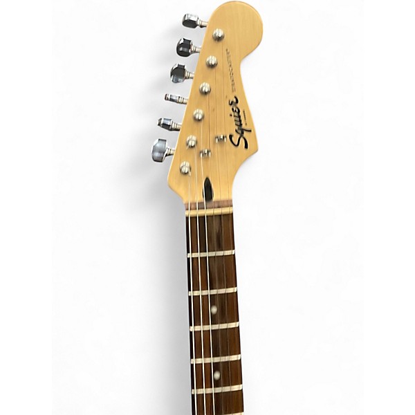 Used Squier SONIC STRATOCASTER TEAL Solid Body Electric Guitar