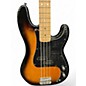 Used 2015 Squier Affinity Precision Bass 2 Tone Sunburst Electric Bass Guitar