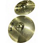 Used Paiste 14in 14in 101 Brass Hi Hat PAIR Cymbal thumbnail