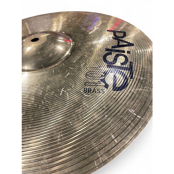 Used Paiste 16in 16 CRASH 101 BRASS Cymbal