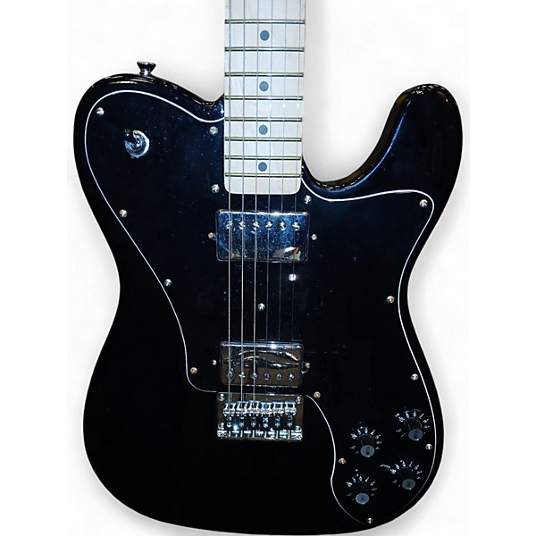 Used Squier Vintage Modified Telecaster Deluxe Black Solid Body Electric Guitar
