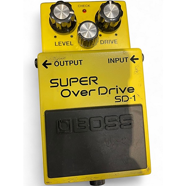 Used BOSS SD1 Super Overdrive Effect Pedal