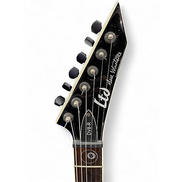 Used Esp Ltd DV8-R WHITE Solid Body Electric Guitar