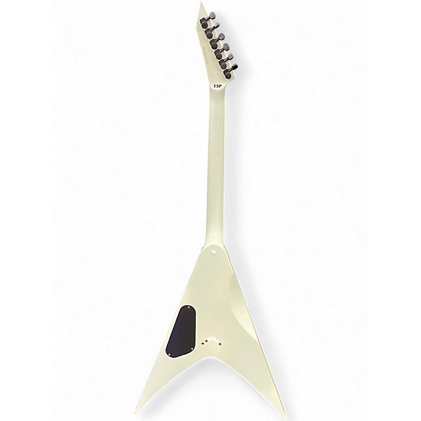 Used Esp Ltd DV8-R WHITE Solid Body Electric Guitar