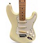 Used Squier STRATOCASTER WHITE Solid Body Electric Guitar