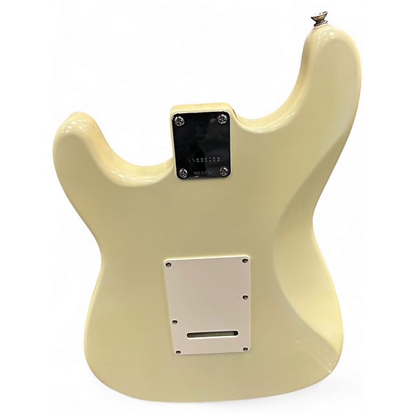 Used Squier STRATOCASTER WHITE Solid Body Electric Guitar