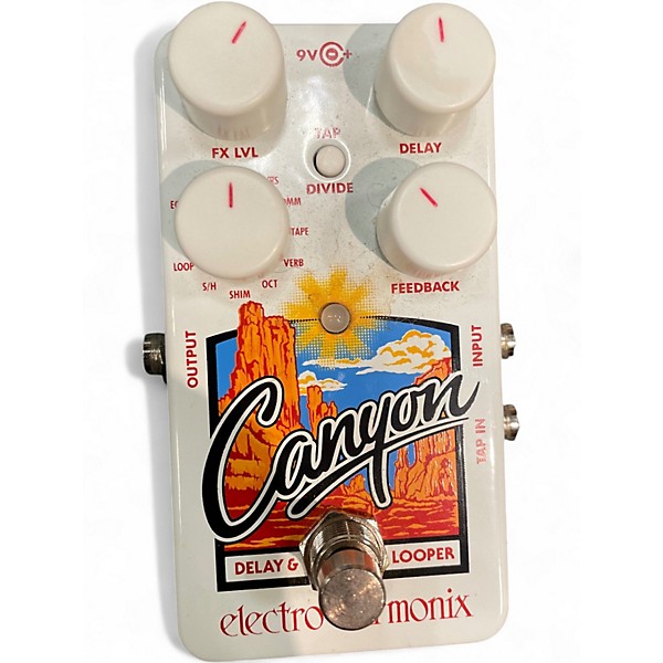Used Electro-Harmonix Canyon Delay and Looper Effect Pedal