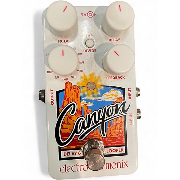 Used Electro-Harmonix Canyon Delay and Looper Effect Pedal