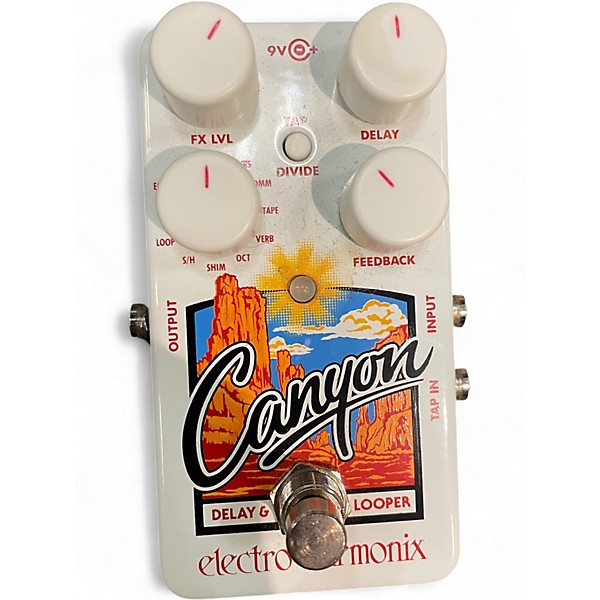 Used Electro-Harmonix Canyon Delay and Looper Effect Pedal