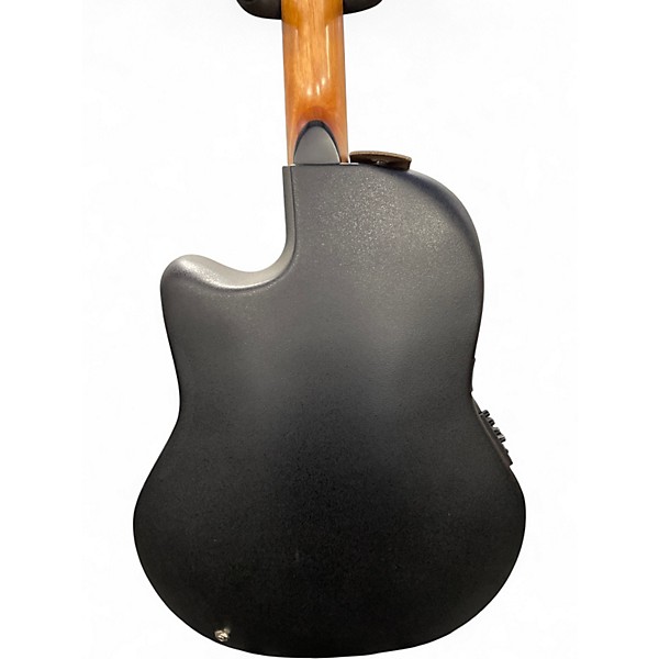 Used Ovation ck 057 celebrity Blue Acoustic Electric Guitar