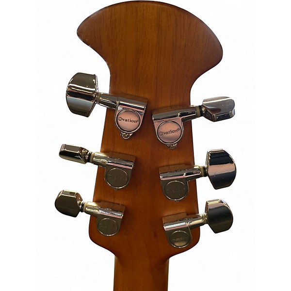 Used Ovation ck 057 celebrity Blue Acoustic Electric Guitar