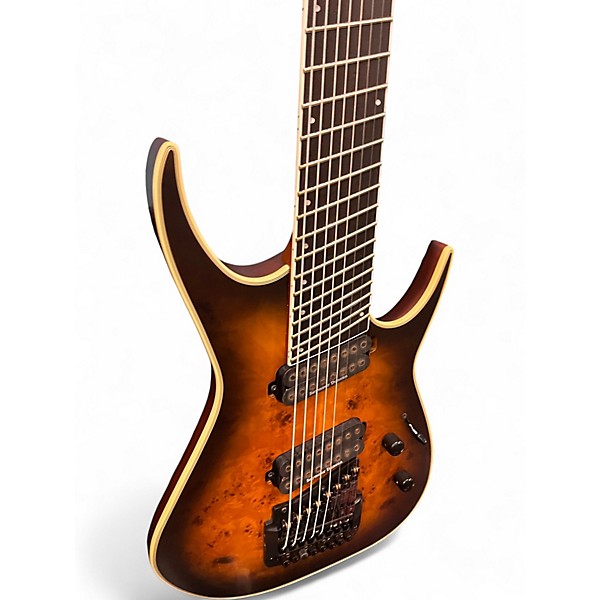 Used Dean EXILE MULTISCALE 8 STRING NATURAL BURST Solid Body Electric Guitar