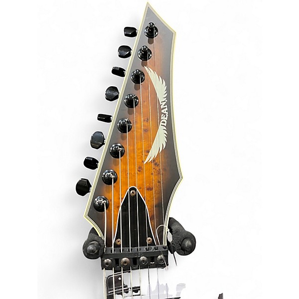 Used Dean EXILE MULTISCALE 8 STRING NATURAL BURST Solid Body Electric Guitar