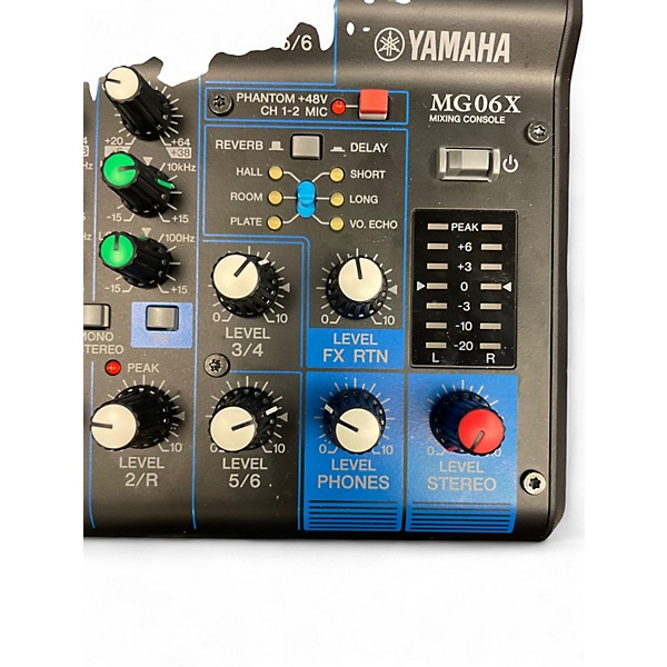 Used Yamaha MG06X Unpowered Mixer
