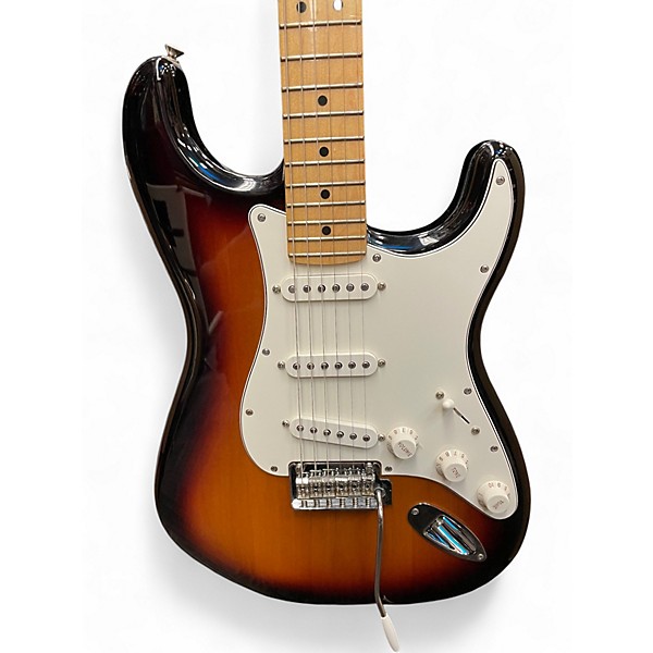 Used Fender Player Stratocaster 3 Color Sunburst Solid Body Electric Guitar
