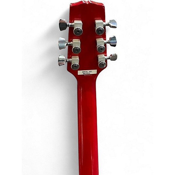 Used Hamer ECHOTONE Red Hollow Body Electric Guitar