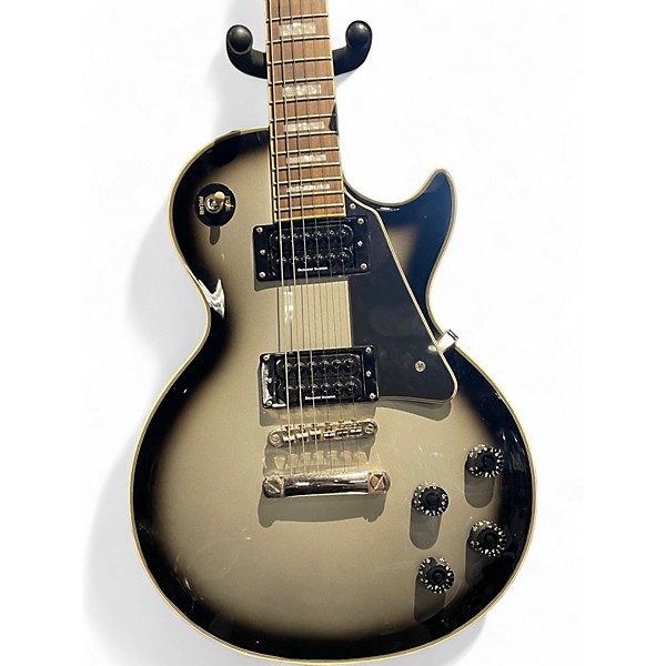 Used Epiphone Les Paul Custom Silverburst Solid Body Electric Guitar