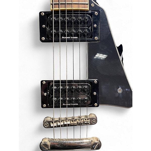 Used Epiphone Les Paul Custom Silverburst Solid Body Electric Guitar