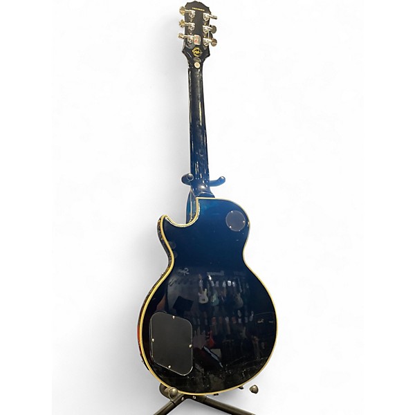 Used Epiphone Les Paul Custom Silverburst Solid Body Electric Guitar