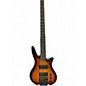 Used Spirit XZ-25 HEADLESS Sunburst Electric Bass Guitar thumbnail