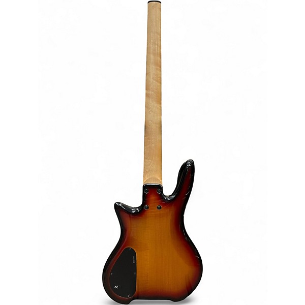 Used Spirit XZ-25 HEADLESS Sunburst Electric Bass Guitar