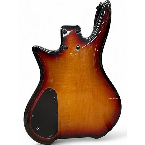 Used Spirit XZ-25 HEADLESS Sunburst Electric Bass Guitar