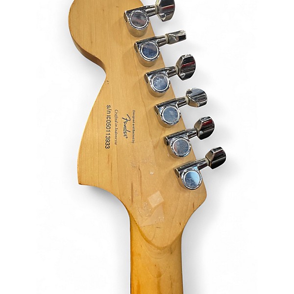 Used Fender Standard Stratocaster Amber Solid Body Electric Guitar