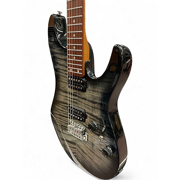 Used Ibanez az24s1f Trans Black Solid Body Electric Guitar