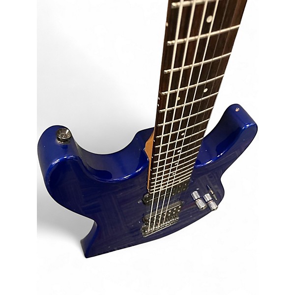 Used Squier Stagemaster-7 Blue Solid Body Electric Guitar