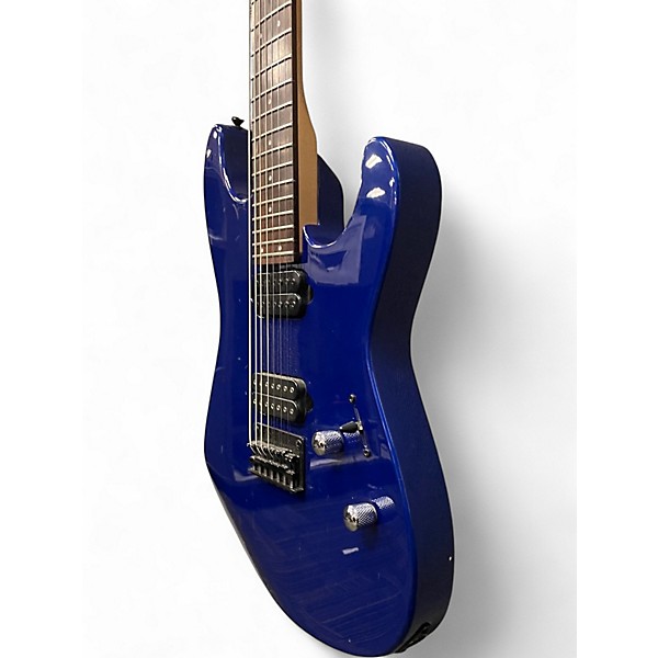 Used Squier Stagemaster-7 Blue Solid Body Electric Guitar