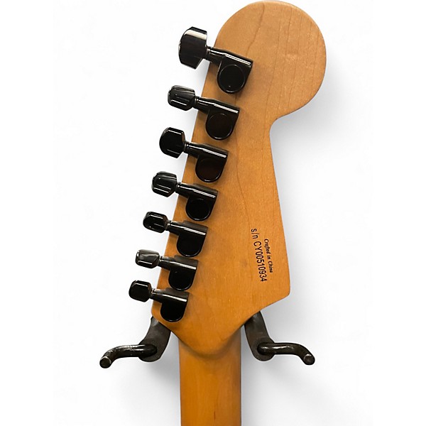 Used Squier Stagemaster-7 Blue Solid Body Electric Guitar