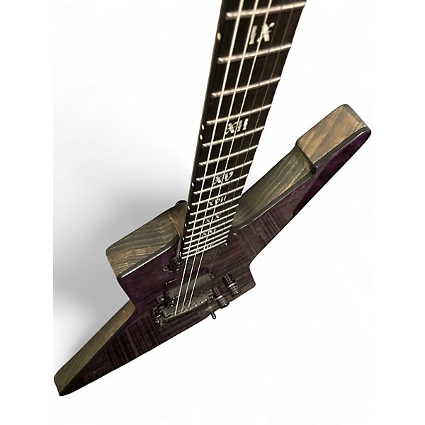 Used Schecter Guitar Research E-1 Apocalypse Purple Reign Solid Body Electric Guitar