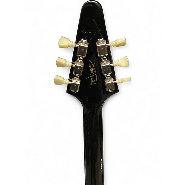 Used Epiphone JIMI HENDRIX FLYING V Black Solid Body Electric Guitar