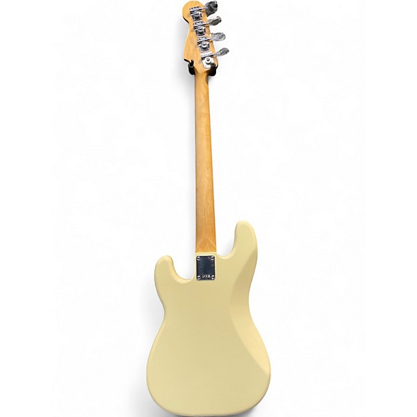 Used Fender Standard Precision Bass Olympic White Electric Bass Guitar