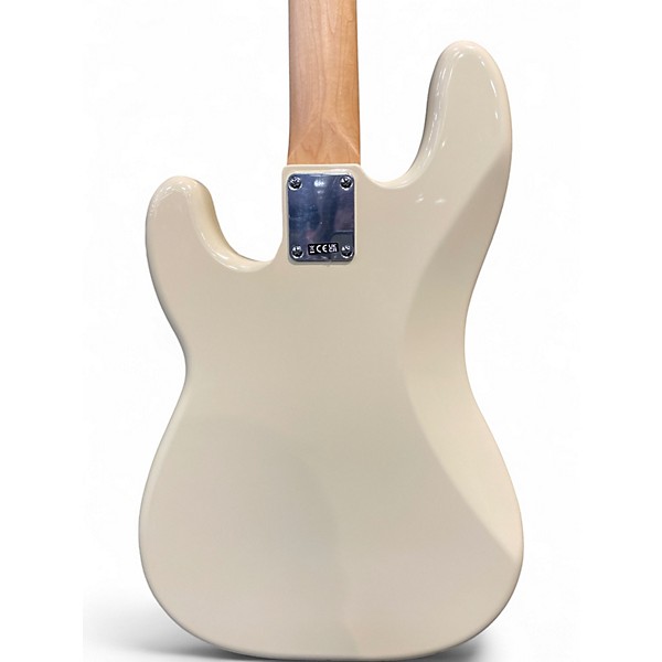 Used Fender Standard Precision Bass Olympic White Electric Bass Guitar
