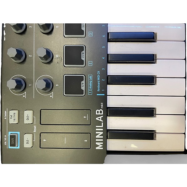 Used Arturia Minilab MKII MIDI Controller