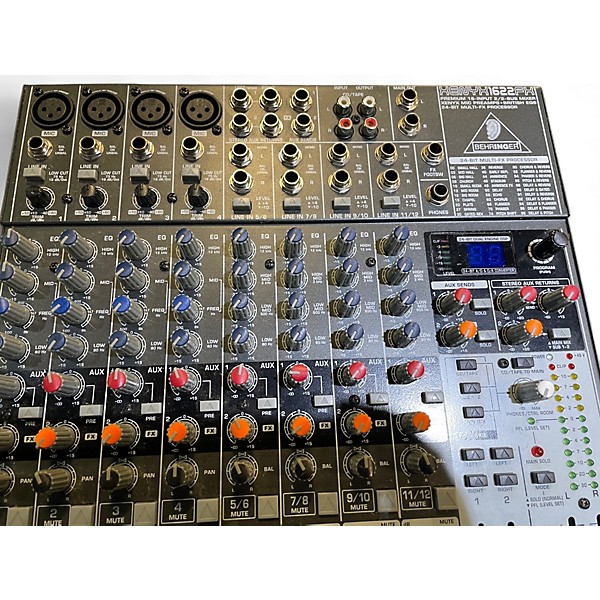 Used Behringer Xenyx 1622FX Unpowered Mixer