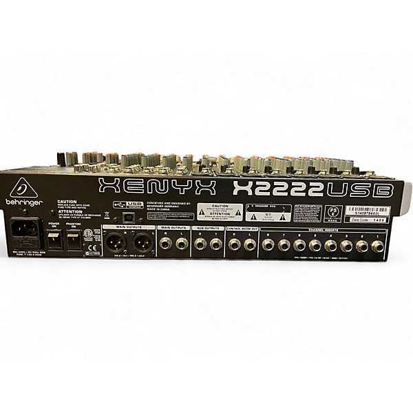 Used Behringer XENYX 2222 USB Unpowered Mixer