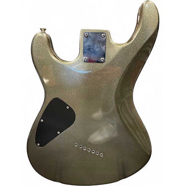 Used Dean AVALANCHE 7 SPARKLE GOLD FLAKE Solid Body Electric Guitar