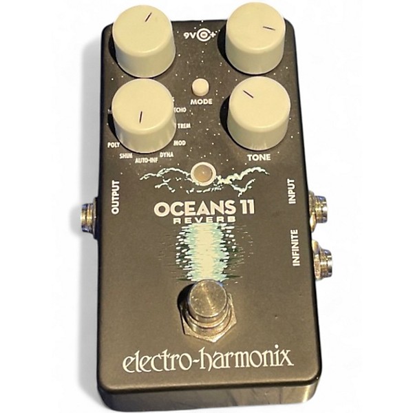 Used Electro-Harmonix Oceans 11  Reverb Effect Pedal