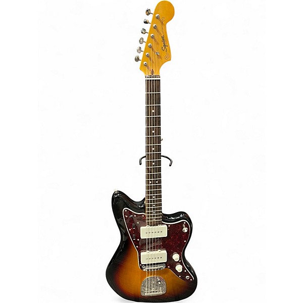 Used Squier Contemporary  Jazzmaster 2 Tone Sunburst Solid Body Electric Guitar